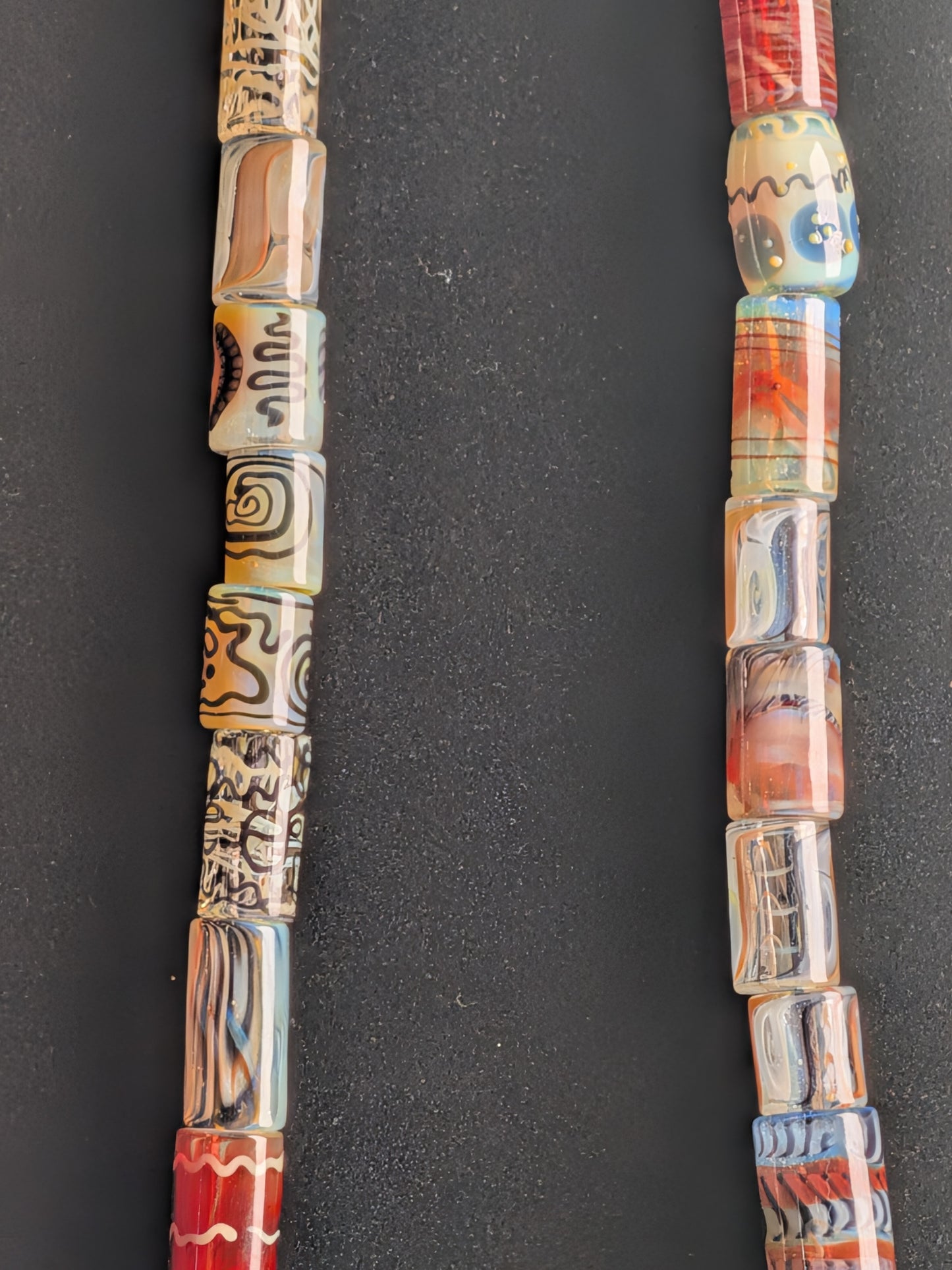 7tenglass Bead Necklace