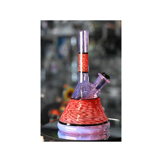 Algae Purple & Red Brian Mini Waterpipe