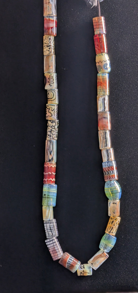 7tenglass Bead Necklace