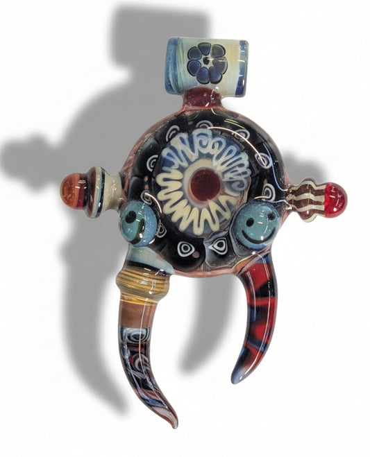 7tenglass Horn Pendant